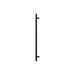 Zephyr Presrv PRHAN-C104 contemporary handle kit in matte black, round bar with standoff posts shown against a white background.
