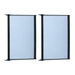 Zephyr Presrv PRKSHLF-02BG beverage cooler conversion kit, a pair of glass shelves with black side rails for the Presrv kegerator.