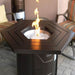 AZ Patio Hammered Bronze Hexagon Fire Pit