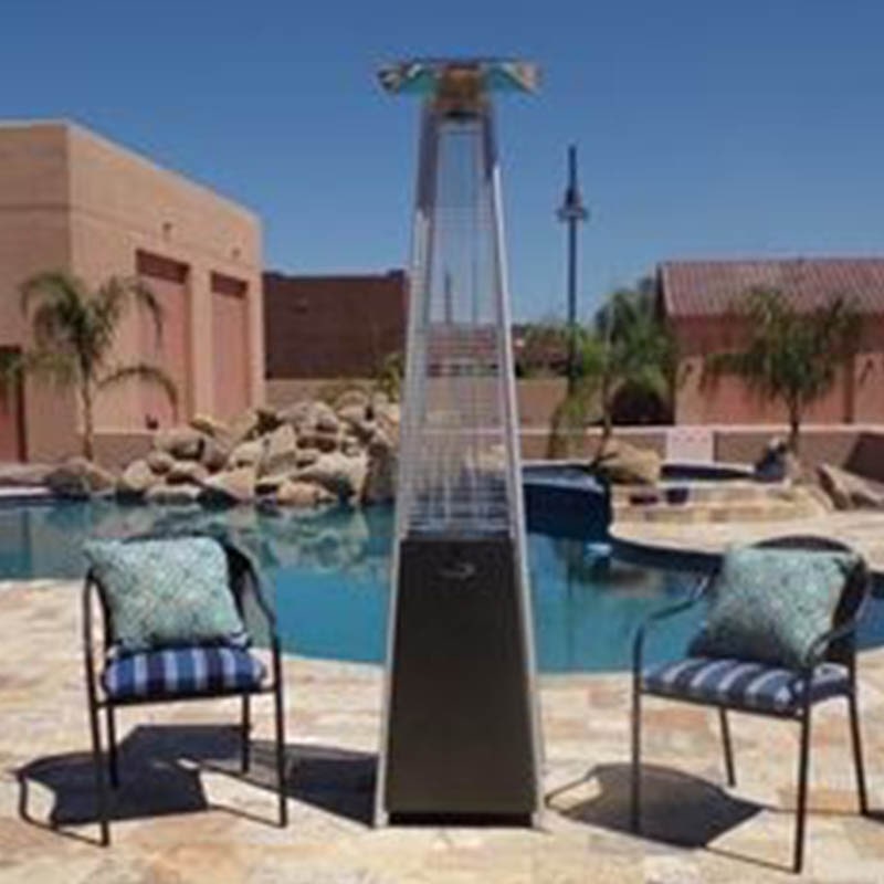 AZ Patio Heaters Tall Quartz Glass Tube Heater