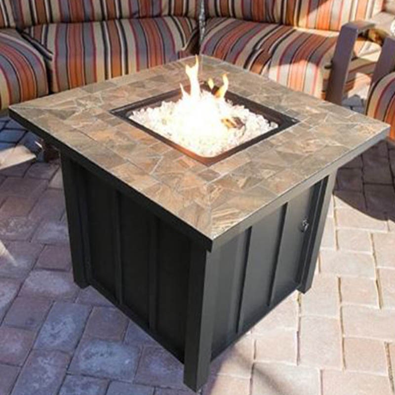 AZ Patio Square Tile Top Fire Pit