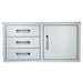 Broilmaster Single Door Triple Drawer | 304 Stainless Steel