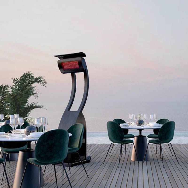 Bromic Tungsten Freestanding Gas Heater | Shown at Restaurant