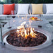 Elementi Metropolis Fire Table | Glass Screen Close Up