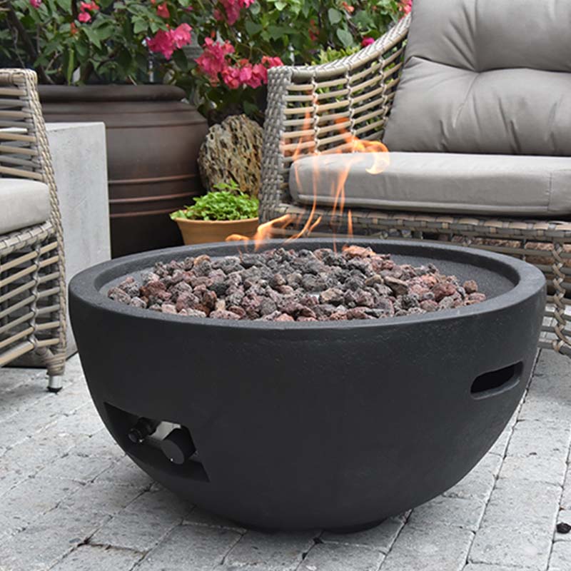 Modern outdoor fire feature for your patio or deck