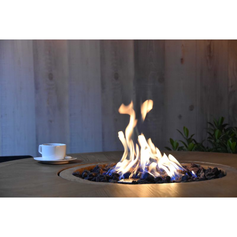 Stylish fire table with elegant design