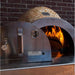 HPC Fire Forno de Pizza Oven Door with Thermometer | Shown with Villa Pizza Oven