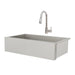RCS 32-Inch Outdoor Farm House Sink | Pull Down Hot And Cold Water Faucet