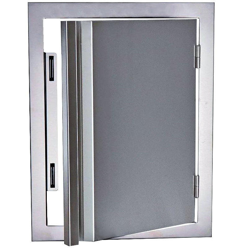 RCS Valiant 17 Inch Vertical Stainless Steel Single Access Door | Flush Mounting