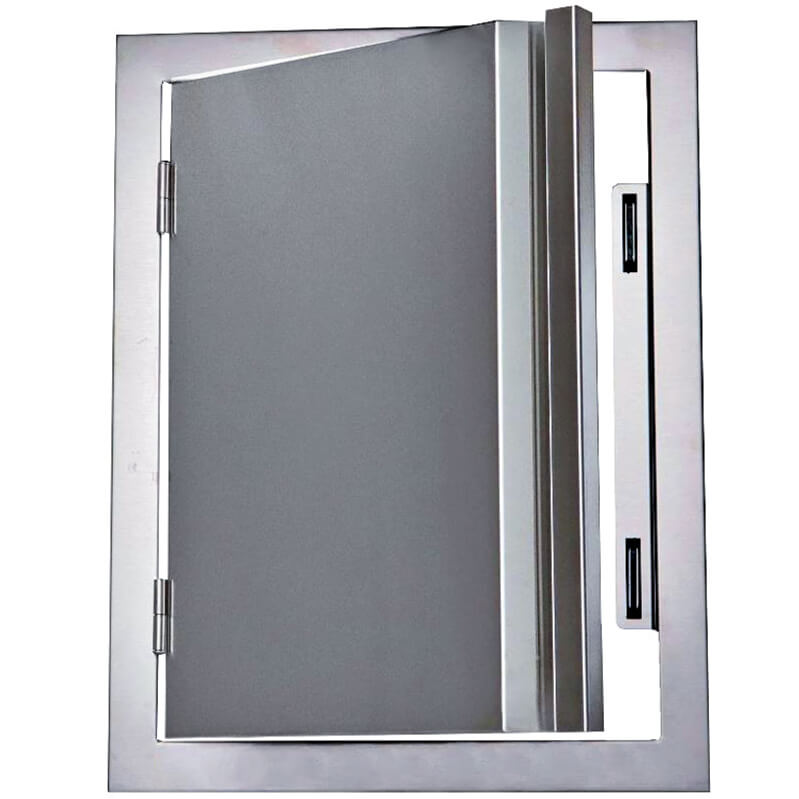 RCS Valiant 17 Inch Vertical Stainless Steel Single Access Door | 304 Stainless Steel