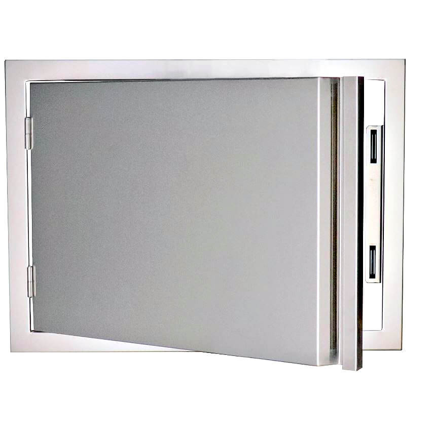 RCS Valiant 27 Inch Stainless Steel Horizontal Single Access Door | Magnetic Door Latches