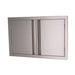 RCS Valiant 33 Inch Stainless Steel Double Access Door | Recessed Handles