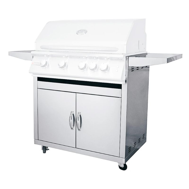 Stainless steel grill cart for RCS grills