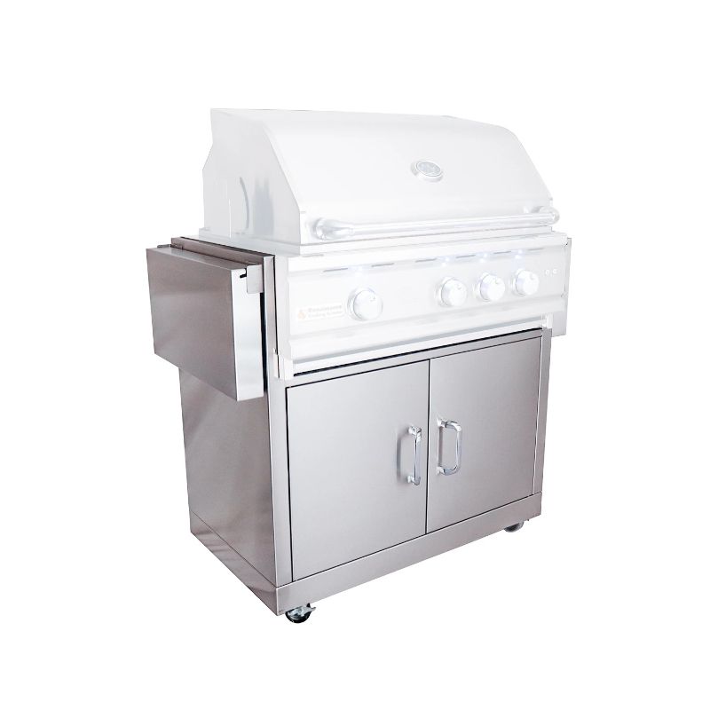 Stainless Steel Cart for 30 inch RCS Grill 