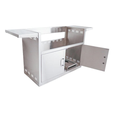 Mobile outdoor kitchen cart